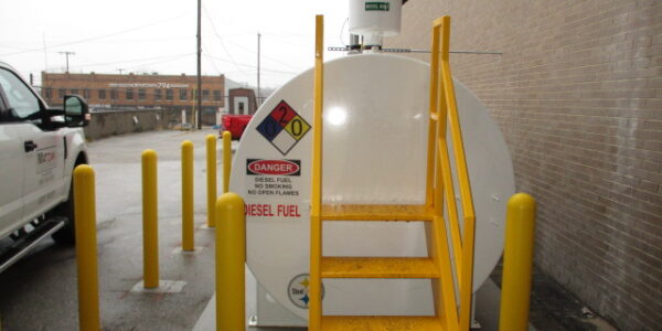 Above-ground fuel tank (AST) installation in Muskegon, Michigan