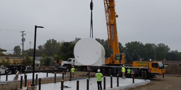 above-ground storage tanks in Waterford Michigan by Matzak