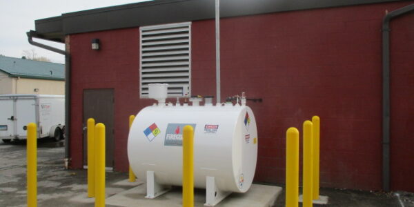 Above-ground fuel tank (AST) installation in Wellington, Ohio